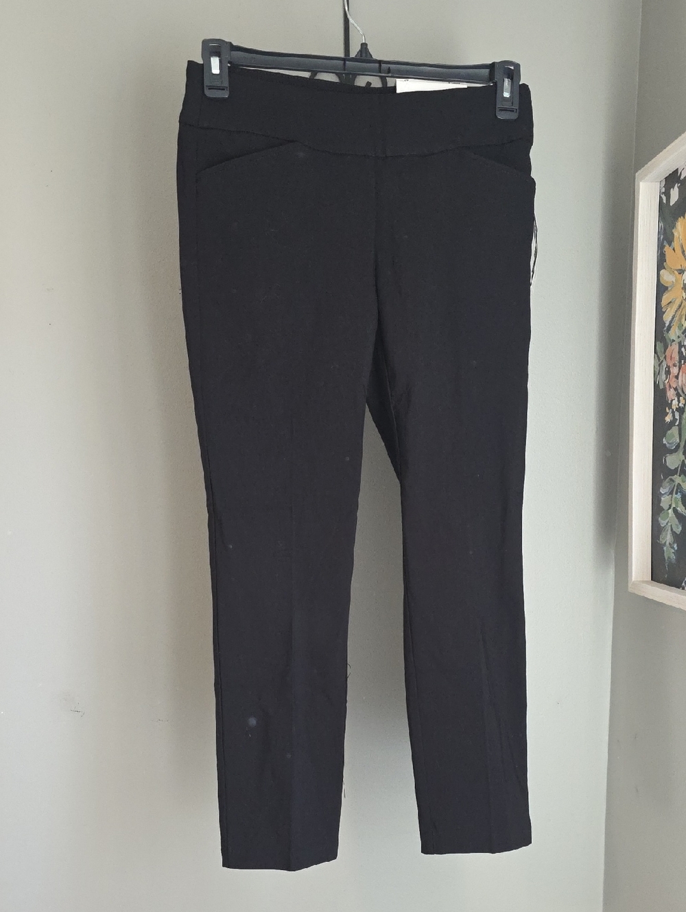 Christopher & Banks Black Stretch Pull-On Pants Size 4P